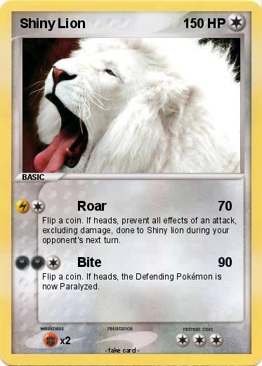 Pokemon Shiny Lion