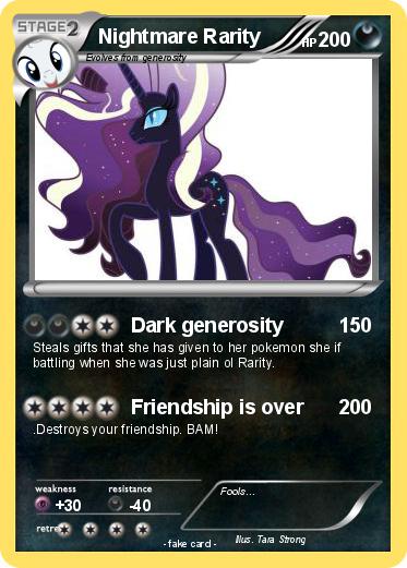 Pokemon Nightmare Rarity
