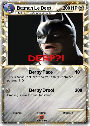 Pokemon Batman Le Derp