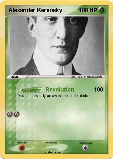 Pokemon Alexander Kerensky