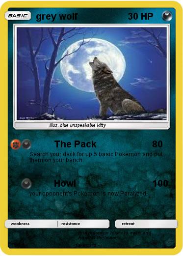 Pokemon grey wolf