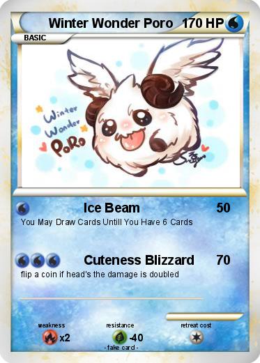 Pokemon Winter Wonder Poro