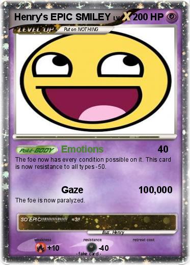 Pokemon Henry's EPIC SMILEY