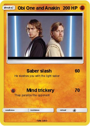 Pokemon Obi One and Anakin