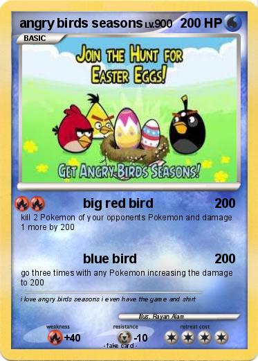 Pokemon angry birds seasons