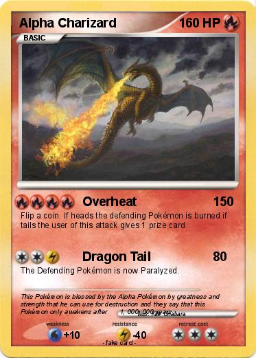 Pokemon Alpha Charizard
