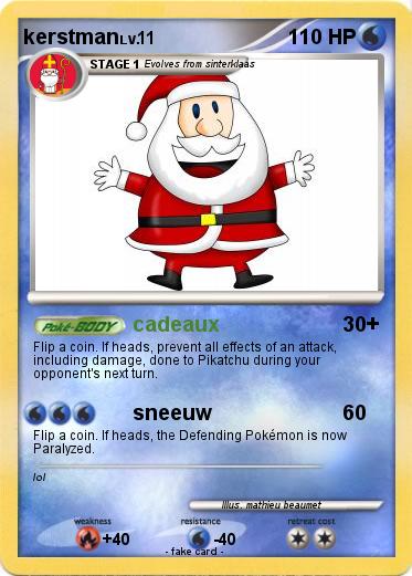 Pokemon kerstman