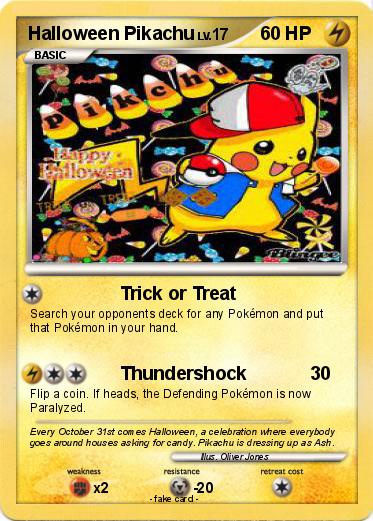 Pokemon Halloween Pikachu