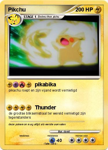 Pokemon Pikchu
