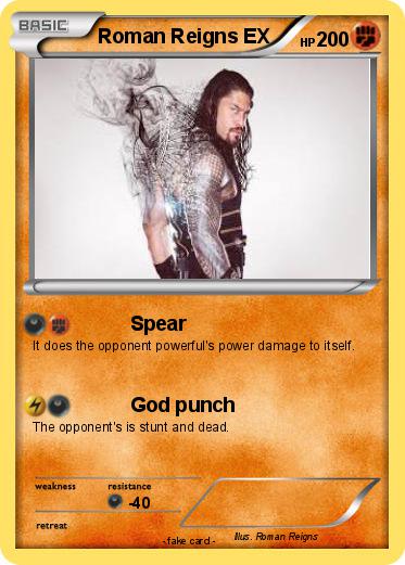 Pokemon Roman Reigns EX