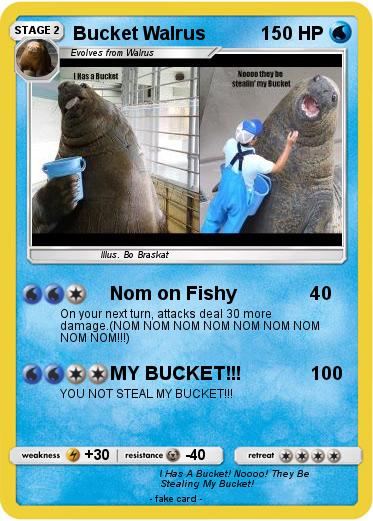 Pokemon Bucket Walrus