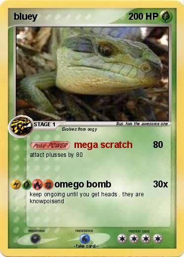 Pokemon bluey