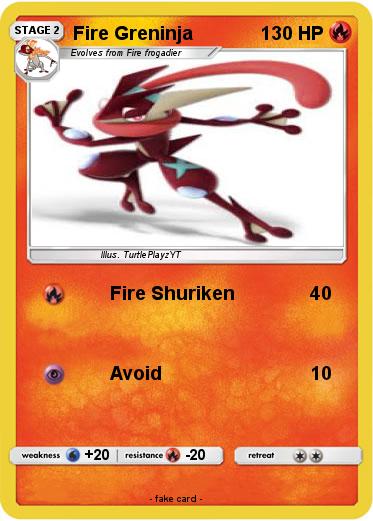 Pokemon Fire Greninja