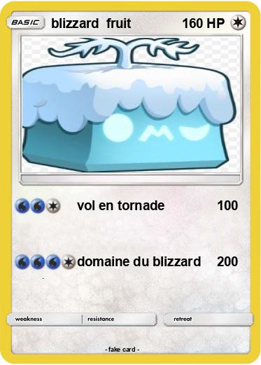 Pokemon blizzard  fruit