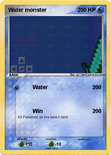 Pokemon Water monster