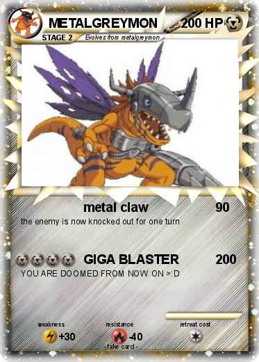 Pokemon METALGREYMON