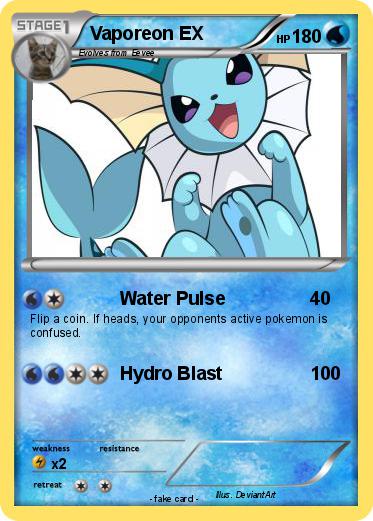 Pokemon Vaporeon EX