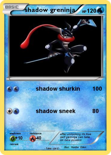 Pokemon shadow greninja