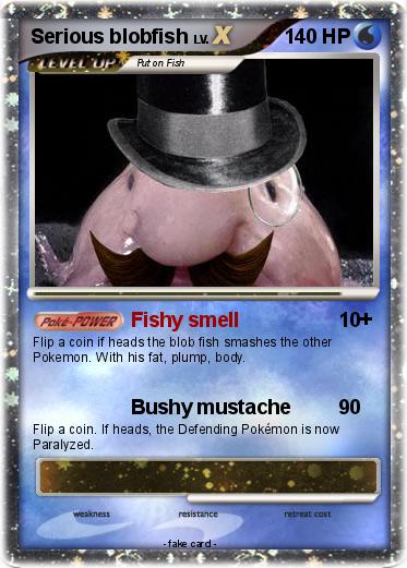 Pokemon Serious blobfish