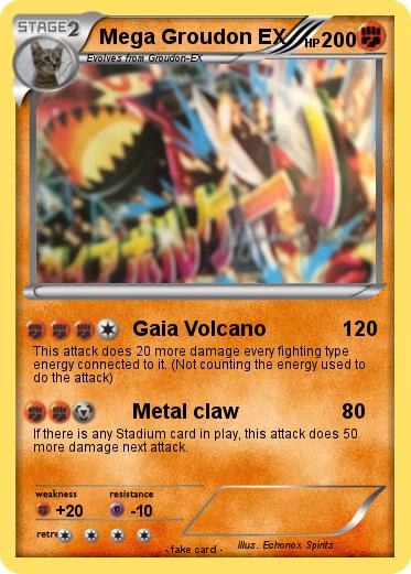 Pokemon Mega Groudon EX