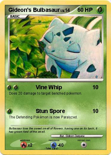 Pokemon Gideon's Bulbasaur