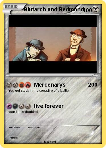 Pokemon Blutarch and Redmond