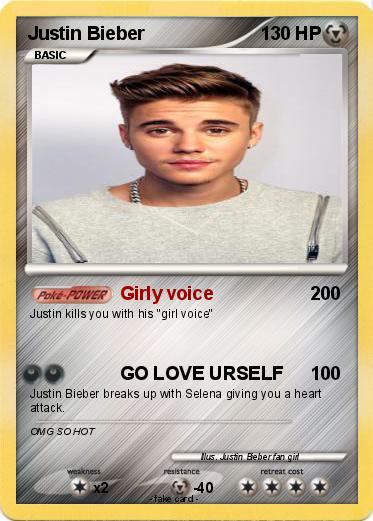 Pokemon Justin Bieber
