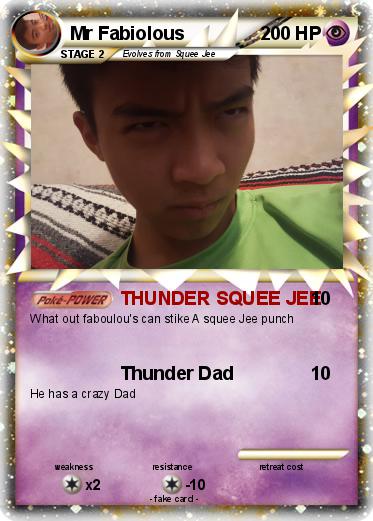 Pokemon Mr Fabiolous