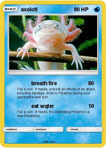 Pokemon axolotl