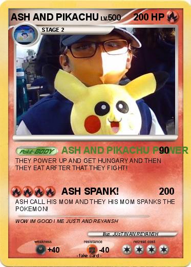 Pokemon ASH AND PIKACHU