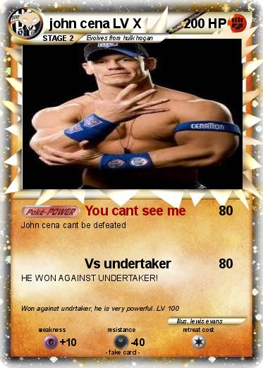 Pokemon john cena LV X