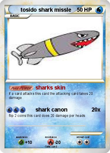 Pokemon tosido shark missle