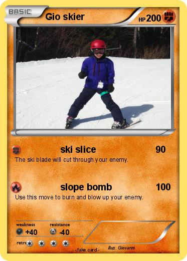 Pokemon Gio skier