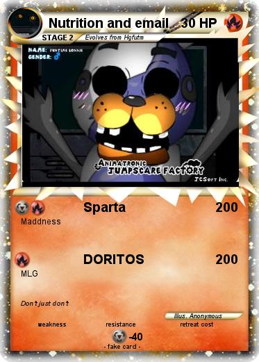 Pokemon Nutrition and email