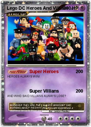 Pokemon Lego DC Heroes And Villians