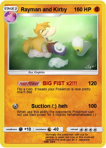 Pokemon Rayman and Kirby