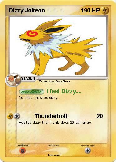 Pokemon Dizzy Jolteon