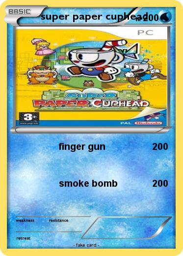 Pokemon super paper cuphead