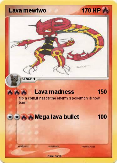 Pokemon Lava mewtwo