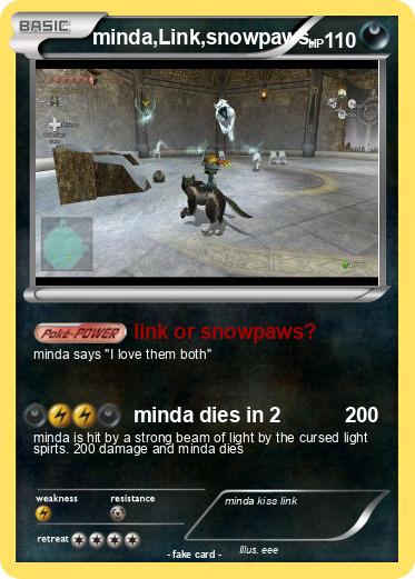Pokemon minda,Link,snowpaws,