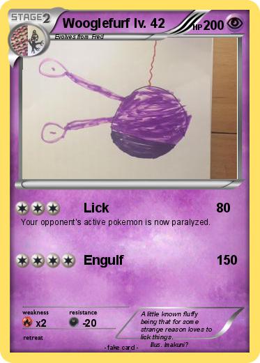 Pokemon Wooglefurf lv. 42