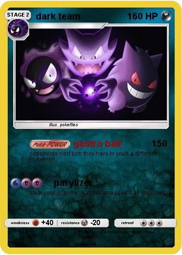 Pokemon dark team
