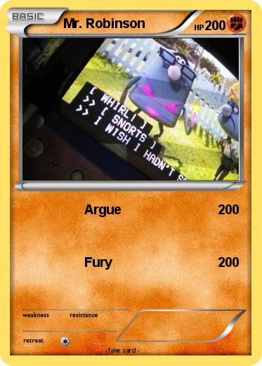 Pokemon Mr. Robinson
