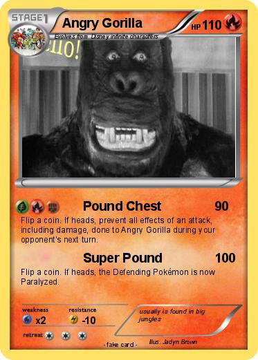 Pokemon Angry Gorilla