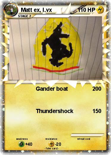 Pokemon Matt ex, l.vx