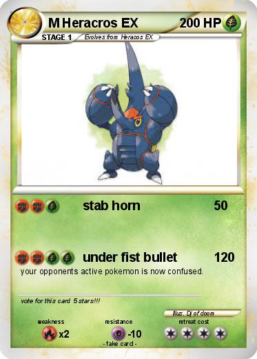 Pokemon M Heracros EX
