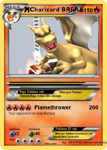 Pokemon Charizard BREAK
