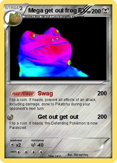 Pokemon Mega get out frog EX