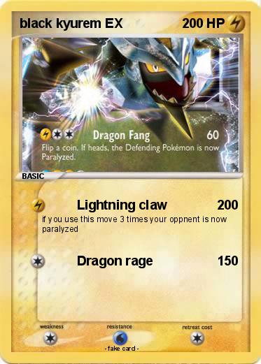 Pokemon black kyurem EX