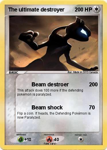 Pokemon The ultimate destroyer